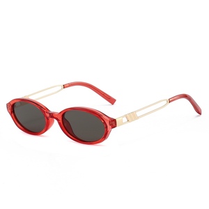 แว่นกันแดดทรงรี UV400 สไตล์เรโทรสำหรับผู้หญิง แฟชั่นข้ามพรมแดน แว่นตาขับรถ ดีไซน์แว่นกันแดดแฟชั่นใหม่ - Product Image 4