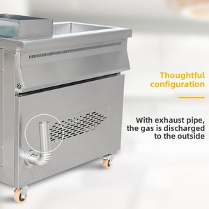 Friteuse à séparation huile-eau 35L avec contrôle automatique de la température – Machine à snacks pour <span class=keywords><strong>frites</strong></span> et poulet – Économisez sur l'huile et réduisez les fumées - Product Image 3