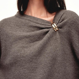 <span class=keywords><strong>Pull</strong></span> en tricot pour <span class=keywords><strong>femme</strong></span> avec broche, <span class=keywords><strong>pull</strong></span> <span class=keywords><strong>femme</strong></span>, <span class=keywords><strong>pull</strong></span> <span class=keywords><strong>femme</strong></span> - Product Image 3