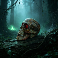 Crânes grandeur nature pour Halloween, accessoires effrayants en plastique, tête d'os humain pour maison hantée et fête