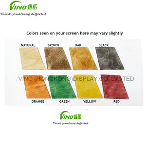 Wooden Jewelry Display with <b>Hooks</b>, Wooden Card Racks - Spinner Display Stand, <b>Pegboard</b> Rotating Earrings Display - Product Image 6