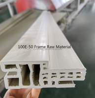Marco de Puerta Moderno de WPC, Impermeable/Resistente al Fuego, Revestimiento de Película de PVC, Garantía de 5 Años para Puertas Interiores de Dormitorio - Modelo SunnyTech