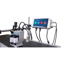 Mesin Kode Batch Otomatis Double Head Online Printer Tw 12.7mm 25.4mm Double Head Tij untuk Lini Produksi atau Konveyor