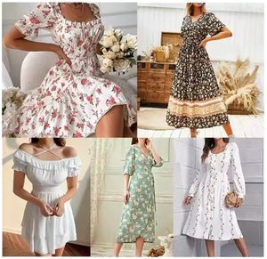 2024ファッションストックロット女性ミックス服ベールクロップトップバルク服アソートブランド新しい服女性カジュアルドレス - Product Image 3