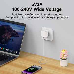 <span class=keywords><strong>Cargador</strong></span> Rápido de 30W con Entrega de Energía, Adaptador de Pared USB de 5V/2.4A 12V 15V con Material Ignífugo para Teléfono Móvil y Enchufe Brasileño - Product Image 6
