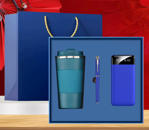 Cadeaux IStapromo, tasse à café de luxe personnalisable avec ventilateur pliable, logo d'entreprise, ensemble de cadeaux promotionnels pour le bureau, fabrication en usine - Product Image 3