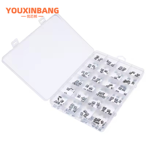 240 cái/hộp 24 Giá trị <span class=keywords><strong>Micro</strong></span> <span class=keywords><strong>USB</strong></span> 5PIN jack nối ổ cắm <span class=keywords><strong>USB</strong></span> kết nối Set Kit cho điện thoại di động và điện thoại di động ngân hàng - Product Image 5