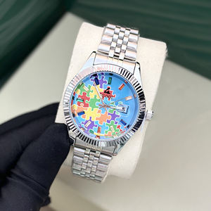 Premium Luxury Style Men's Automatic Watch Stainless Steel Sapphire Crystal <b>Waterproof</b> Mechanical <b>Wristwatch</b> - Product Image 4