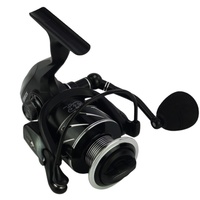 Moulinet de pêche à lancer Byloo Round Full Metal Drum Brand Black Hawk Ll