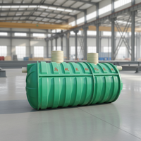 Vente en gros de réservoirs septiques horizontaux en plastique, réservoirs septiques intégrés en plastique