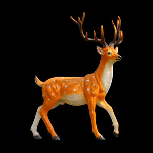 เครื่องประดับรูปปั้นกวางซิก้าจำลองทำจากไฟเบอร์กลาสเรซินเสริมแรงสำหรับตกแต่งสนามหญ้ากลางแจ้ง - Product Image 5