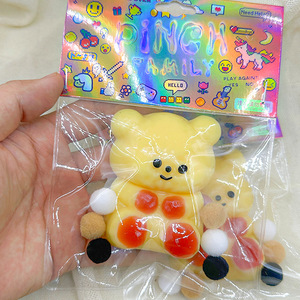 ของเล่นบีบแก้เครียด นุ่มฟู รูปหมีเนย ช่วยผ่อนคลายความเครียด - Product Image 3