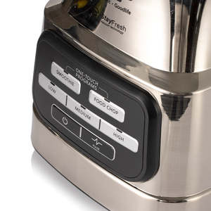 Mixeur électrique 2 en 1 pour cuisine, 600 W, avec fonction de mélange et de broyage de glace, blender à jus frais, mixeur avec pot en verre - Product Image 3