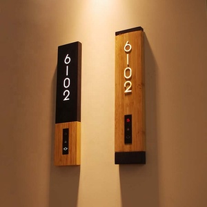EZD Interrupteur de sonnette électronique tactile personnalisé, afficheur de numéro de chambre, plaque de <span class=keywords><strong>porte</strong></span> de chambre d'hôtel avec fonction <span class=keywords><strong>Ne</strong></span> <span class=keywords><strong>pas</strong></span> <span class=keywords><strong>déranger</strong></span> - Product Image 1