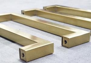 Classic Modern Style Recyclable Furniture Handle Kitchen Pull Cabinet Stainless Steel Hollow 10*10 12*12 <strong>square</strong> bar Handle - Product Image 3