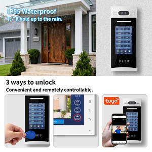 Tuya Smart 10.1 Video Door <strong>Phone</strong> 7" Touch IPS <strong>Intercom</strong> WDR Night Vision 1080P HD Weatherproof Multi-Unit Access Control 18 - Product Image 3