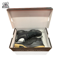 Logo personnalisé en carton, boîte à chaussures en papier réutilisable, environnemental, emballage personnalisé