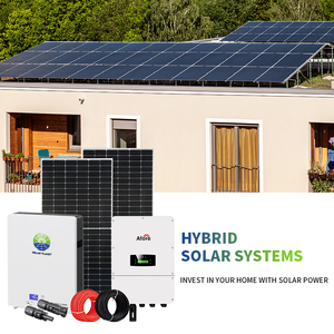 ชุดระบบโซลาร์เซลล์ไฮบริดอุตสาหกรรมขนาด 10kw 20kw 30kw พร้อมแบตเตอรี่ลิเธียมไอออนติดตั้งง่าย มาพร้อมตัวควบคุม MPPT - Product Image 6