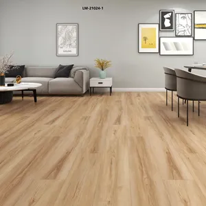 Planches de planches en gros OEM ODM Bois Clic LVT Composite Vinyle Spc Plancher de luxe Grain de chêne Lamin Imperméable 4mm 5mm 6mm PVC Moderne