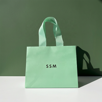 Sacs cadeaux en papier brillant pour bijoux, parfums, Noël, anniversaires, sacs cadeaux en carton, petits sacs cadeaux en papier miniatures