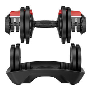 Ensemble d'haltères réglables de 20 kg, équipement de musculation de haute qualité avec plateau de rangement - Product Image 2