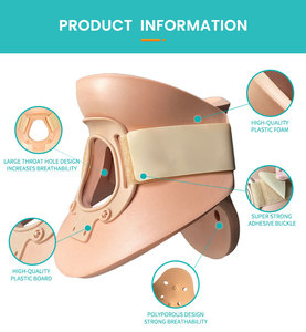 Penyangga Leher EVA Ramah Kulit, Penyangga Leher Pasien, Kerah Leher untuk Serviks, Kerah Serviks Philadelphia - Product Image 2