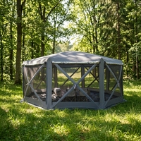 Tente automatique pour 10-12 personnes, structure en fibre de verre, imperméable, coupe-vent, tissu Oxford 210D, tente de camping 3 saisons pour la famille, facile à monter