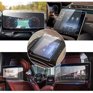 Auto Vehicle 9H Hardheid Ultra-Dunne DVD-speler Folie voor Mercedes-Benz S-Klasse W223 12,8 Inch Navigatie GPS Gehard Glas - Product Image 2