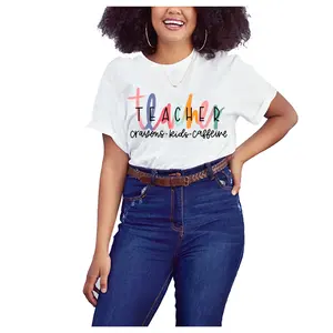 Tシャツ用デカールのドロップシッピング工場販売教師アイロン衣類用DTF熱転写印刷