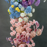 Décoration de mariage : Arche florale Monet pour porte, ornements de scène d'auditorium, arche de fleurs d'extérieur, arche de chemin de cérémonie