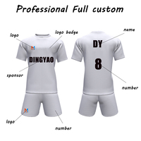 Nouveaux produits explosifs multi design sans logo ensemble de maillots de football à conception personnalisée maillot de football vierge
