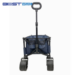 Carro de carro <span class=keywords><strong>plegable</strong></span> de acero inoxidable de cuatro ruedas Plataforma <span class=keywords><strong>plegable</strong></span> personalizable OEM para bebés y niños <span class=keywords><strong>Carrito</strong></span> de carro - Product Image 4