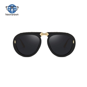 Lunettes de soleil rétro Vintage en diamant, pour hommes et femmes, verres pliables, UV400, à la mode, nouvelle collection 2020 - Product Image 3