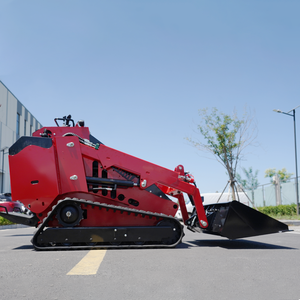 Мини-погрузчик с двигателем, насосом, редуктором, мини-гусеничный погрузчик с ковшом, траншеекопателем, роторным плугом - Product Image 3