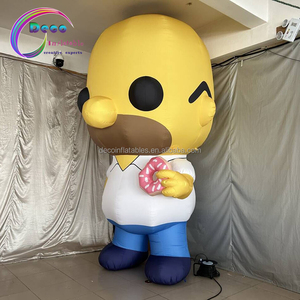 Enfants aire de jeux décoration gonflable mascotte gonflable dessin animé Charater avec beignet - Product Image 5