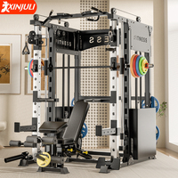 Vente chaude Ménage Fitness Combinaison Multifonctionnelle Costume Squat Banc Presse Smith Machine Équipement D'entraînement Complet