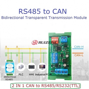 CAN4A02 CAN <span class=keywords><strong>2</strong></span>,0 CAN a RS485 RS232 RS422 CANBUS Serial Protocal Converter Módulo de transmisión de datos transparente de <span class=keywords><strong>2</strong></span> vías - Product Image 2
