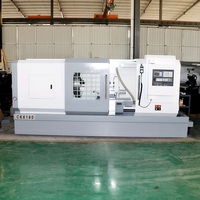 Tour CNC CK6180 de haute qualité avec mandrin à 4 mors, système de commande Fanuc GSK automatique, neuf pour le traitement des métaux