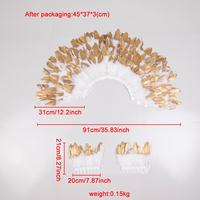 Châle en plumes tendance avec fermeture à nœud en ruban fait main pour mariage, festival, Halloween, déguisement, décoration