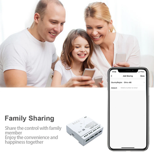 Module de commutation intelligent Tuya 4 canaux pour maison connectée, télécommande radio RF 433, compatible avec Alexa et Google Home - Product Image 4