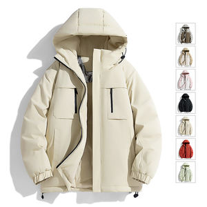 Veste de moto imperméable pour hommes et femmes, en toile, à capuche, ample, décontractée, coupe-vent, anti-UV, tendance - Product Image 1