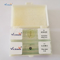 Lab Microscope Slides Prepared Specimen Insects and Plants for Kids' Biology Study for Home or School Learning
