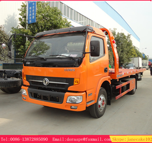 Foton forland 3 ton rollo espalda plana inclinación bandeja hubei de auxilio del cuerpo del camión de remolque - Product Image 3