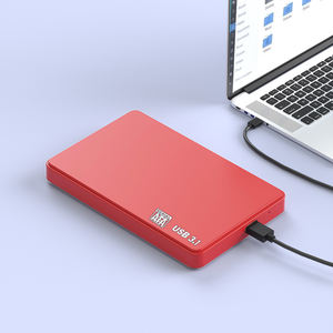 Caja de Disco Duro de Plástico Rojo de <span class=keywords><strong>2</strong></span>.5 Pulgadas, Sin Tornillos, USB 3.1, con Molde Privado para Uso Móvil - Product Image 6