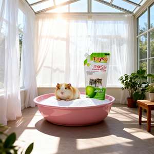 ทรายอาบน้ำแฮมสเตอร์จากโรงงาน Dongnai PETS 100% ธรรมชาติ เป็นมิตรต่อสิ่งแวดล้อม กลิ่นลาเวนเดอร์ ช่วยควบคุมกลิ่น ปราศจากฝุ่น น้ำหนัก 1 กก. - Product Image 1