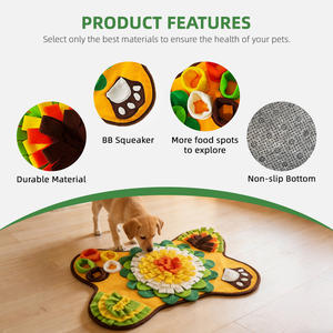 Estera de alimentación al por mayor, fácil de limpiar, rompecabezas de alimentación interactivo y divertido, estera Snuffle - Product Image 4