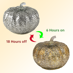 ไฟ LED ฟักทองฮาโลวีนแบบคลาสสิกไฟ LED AAA ใช้แบตเตอรี่<span class=keywords><strong>ไร้</strong></span><span class=keywords><strong>สาย</strong></span>เป็นมิตรกับสิ่งแวดล้อมกระจกทนทานปลอดสารพิษจาก Diwali ramadan - Product Image 3