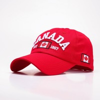Gorras de Béisbol Unisex Personalizadas con la Bandera de la Hoja de Arce, Gorra con Letras Canadienses, Sombreros para el Sol para Adultos