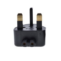 UK Type G à C8 convertisseur de prise d'alimentation BS carré 3 broches adaptateur mâle à femelle pour ordinateur portable de marque prises et prises