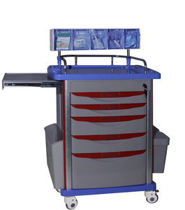 <span class=keywords><strong>Chariot</strong></span> médical en plastique, vente en gros de médicaments médicaux d'urgence, accessoire de soins infirmiers, vente en gros, expédition depuis la chine - Product Image 3